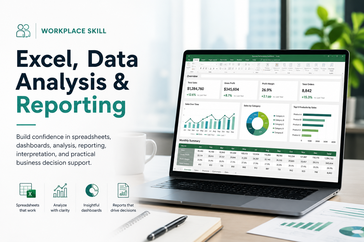 Excel and data training preview
