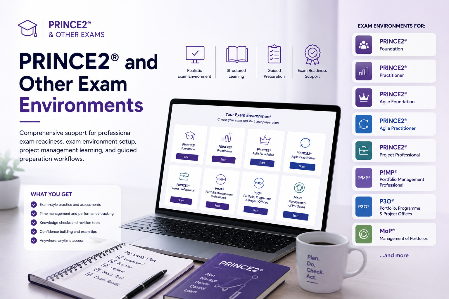 PRINCE2 exam environment support preview