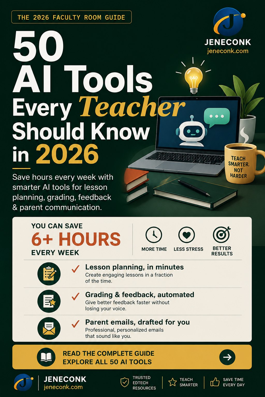 50 AI Tools Every Teacher Should Know in 2026 guide