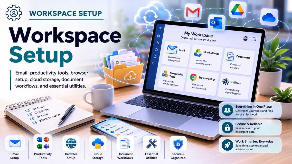 A connected digital workspace for practical documents, productivity, and operational work